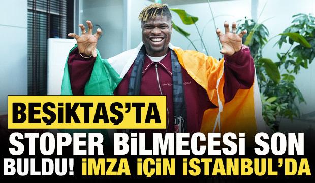 Beşiktaş'ta stoper bilmecesi son buldu! Emmanuel Agbadou, imzaya geldi
