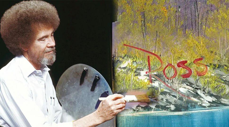 Bob Ross&rsquo;un canlı yayında yaptığı 3 eseri rekor fiyata satıldı!