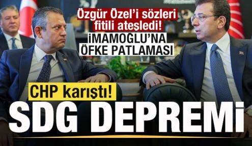 CHP'de SDG depremi! Özgür Özel fitili ateşledi! İmamoğlu'na öfke patlaması