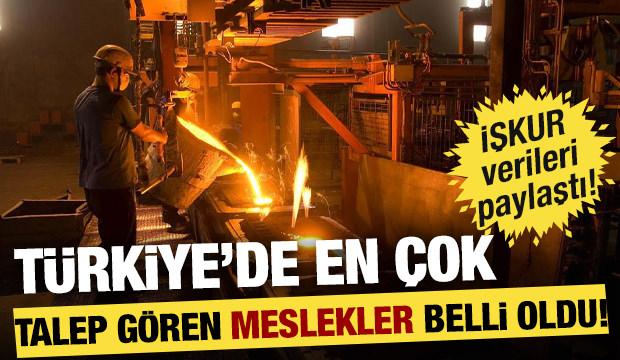 En &ccedil;ok talep g&ouml;ren meslekler belli oldu! İŞKUR a&ccedil;ıkladı