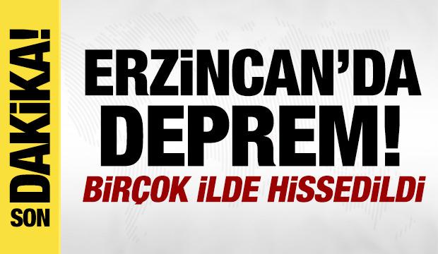 Erzincan'da 4.9 büyüklüğünde deprem! 