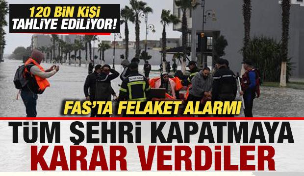 Fas'ta felaket alarmı! Tüm şehri kapatmaya karar verdiler! 120 bin kişi tahliye ediliyor