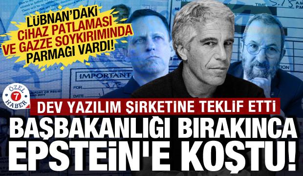 Gazze soykırımını desteklemişti: Epstein'den İsrail Eski Başkanı Barak'a iş tavsiyesi!
