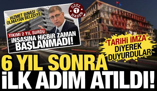 Hizmet binası olmayan belediye harekete geçti: Cemil Tugay'dan 6 yıl sonra 'tarihi imza'