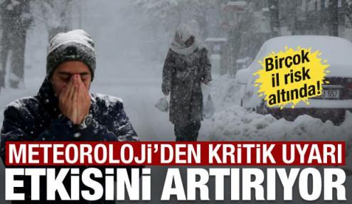Kar, sağanak ve rüzgar etkisini artırıyor! Meteoroloji'den kritik uyarı: Risk büyüyor