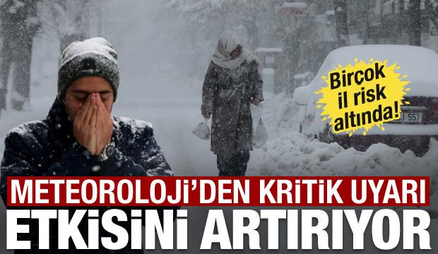 Kar, sağanak ve rüzgar etkisini artırıyor! Meteoroloji'den kritik uyarı: Risk büyüyor
