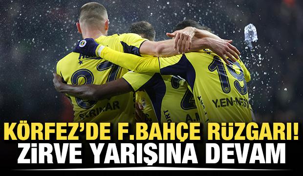 Körfez'de Fenerbahçe rüzgarı! Zirve yarışına devam
