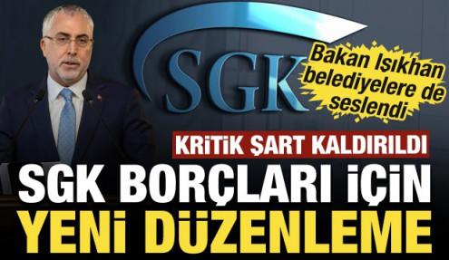 Kritik şart kaldırıldı: SGK borçları için yeni düzenleme