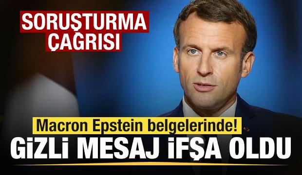 Macron Epstein belgelerinde! Gizli mesaj ifşa oldu! Ülkesi ayaklandı! Soruşturma çağrısı