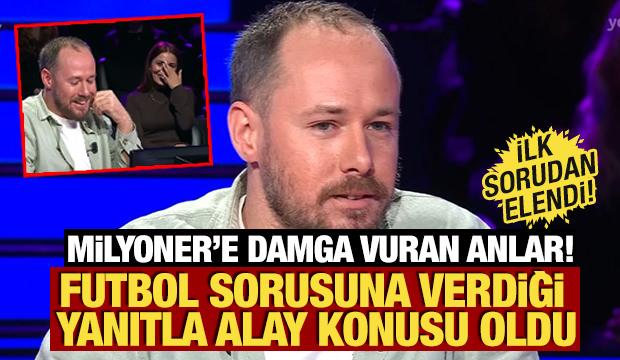 Milyoner'e damga vuran anlar! Futbol sorusuna verdiği cevapla alay konusu oldu