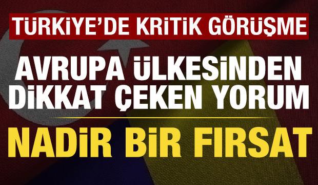 Romanya, T&uuml;rkiye'deki g&ouml;r&uuml;şmeye dikkat &ccedil;ekti: Nadir bir fırsat