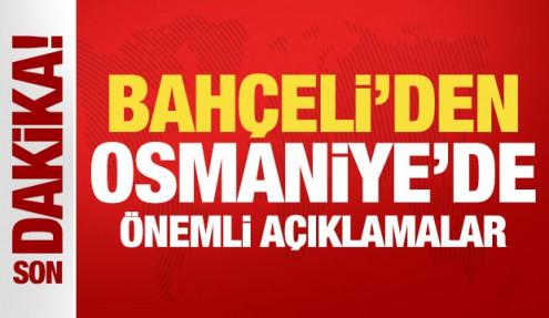 Son Dakika: Bahçeli'den önemli açıklamalar