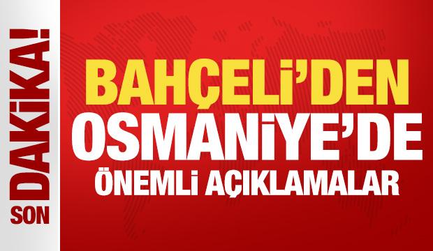 Son Dakika: Bahçeli'den önemli açıklamalar
