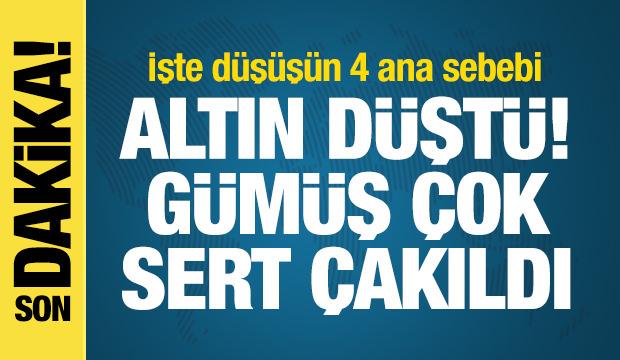 Son dakika haberi: Altın düştü, gümüş çok sert çakıldı! İşte düşüşün 4 ana sebebi