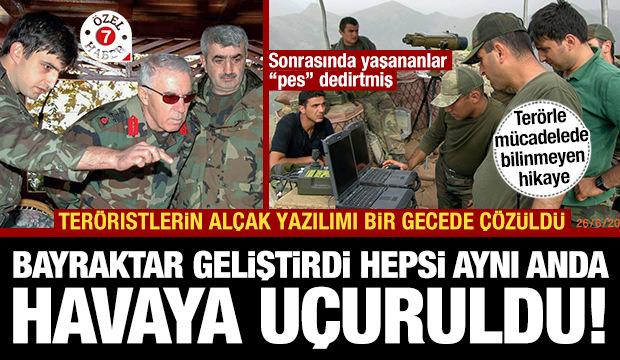 Ter&ouml;ristlerin al&ccedil;ak yazılımı bir gecede &ccedil;&ouml;z&uuml;ld&uuml;! Bayraktar geliştirdi, hepsi havaya u&ccedil;tu