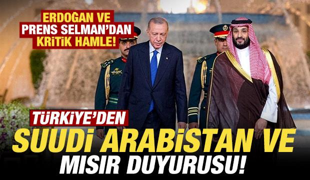 Türkiye'den Suudi Arabistan ve Mısır duyurusu! Erdoğan ve Selman'dan kritik adım