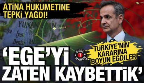 Türkiye'nin NAVTEX kararına boyun eğdiler: Yunan yetkililerden hükümete tepki yağdı!