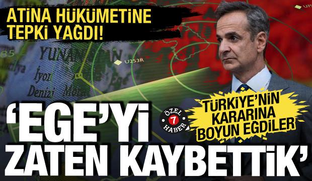 Türkiye'nin NAVTEX kararına boyun eğdiler: Yunan yetkililerden hükümete tepki yağdı!