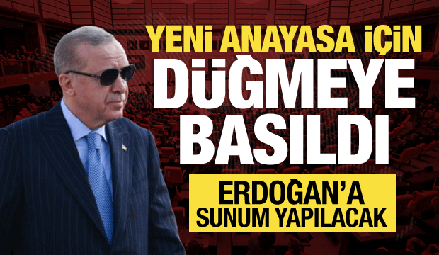 Yeni anayasa için geri sayım başladı: Cumhurbaşkanı Erdoğan’a sunum yapılacak