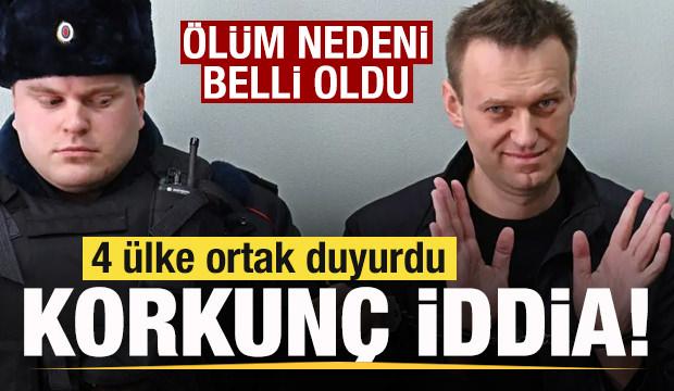 4 &uuml;lke ortak duyurdu! Korkun&ccedil; iddia! Putin'in en b&uuml;y&uuml;k rakibi Navalni'nin &ouml;l&uuml;m nedeni