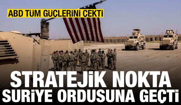 ABD, Tenef'ten çekildi! Stratejik üs, Suriye ordusuna devredildi
