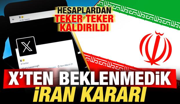 ABD'li X'ten son dakika İran kararı! Hesaplardan tek tek kaldırdılar