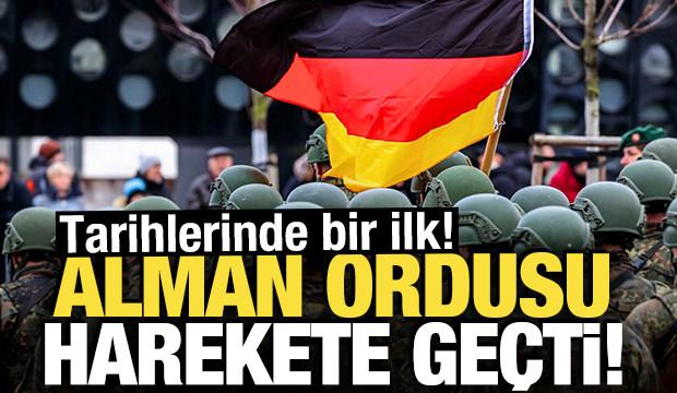Alman ordusu harekete geçti! Tarihlerinde bir ilk