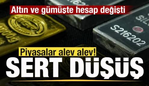 Altın ve gümüşte hesap değişti! Piyasalar alev alev! Fiyatı sert düştü!
