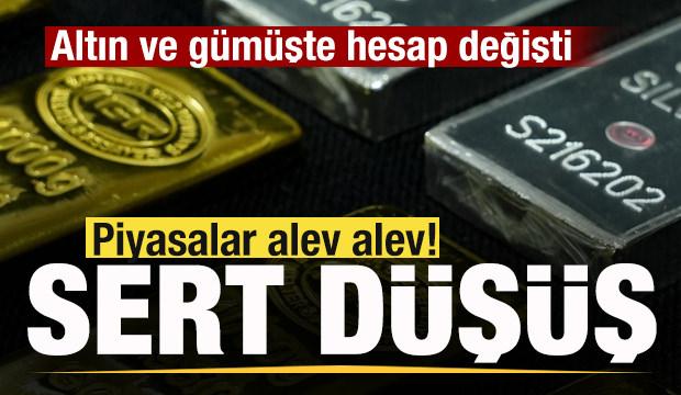 Altın ve gümüşte hesap değişti! Piyasalar alev alev! Fiyatı sert düştü!