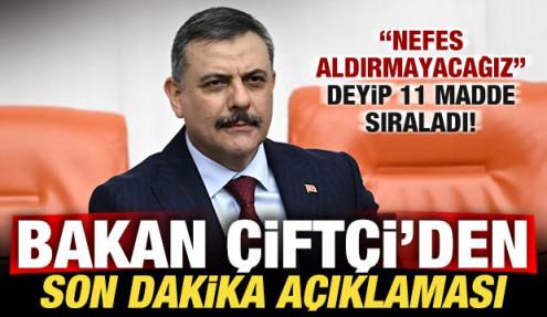 Bakan Mustafa Çiftçi'den son dakika açıklaması