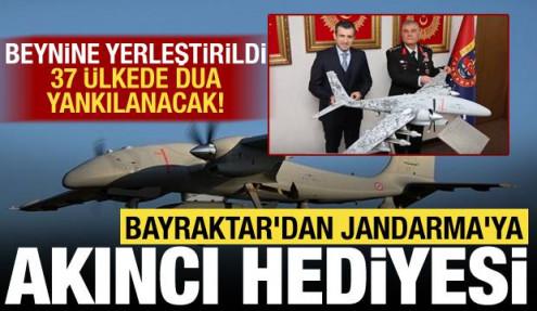 Bayraktar’dan Jandarma’ya anlamlı AKINCI hediyesi: Uçağın beyninde dua var!