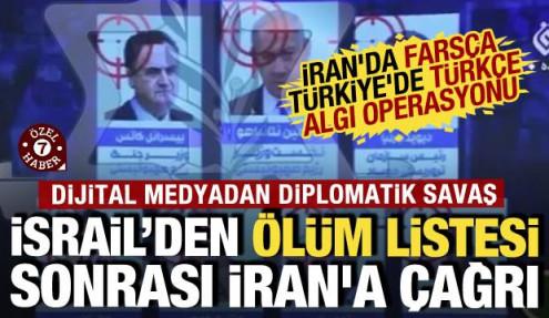 Diplomatik savaş sosyal medyada! İsrail'den ölüm listesi sonrası İran'a muhbirlik çağrısı