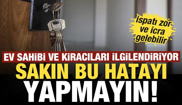 Emsal kira kararı: Elden ödemede tanık geçersiz sayıldı