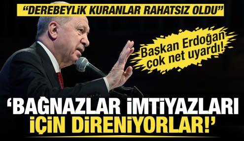 Erdoğan: Bağnaz zihniyete rağmen hedeflerimize yürüyoruz