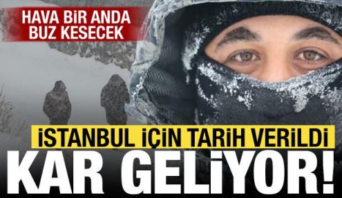 Hava buz kesecek! Kuvvetli kar ve sağanak geliyor: İstanbul için tarih verildi