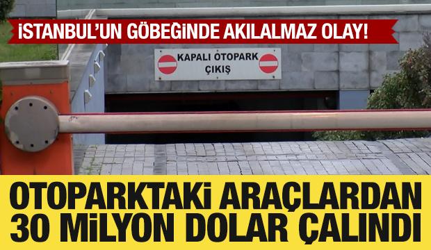 İstanbul'daki sitenin otoparkından çuvalların içindeki 30 milyon dolar çalındı