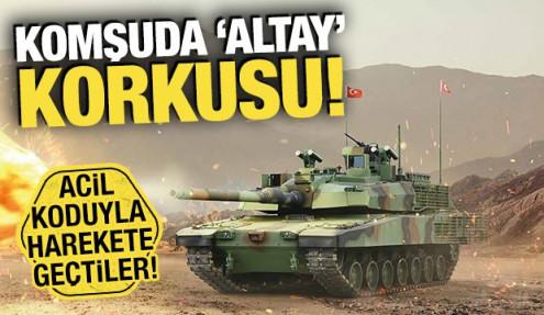 Komşuda 'Altay' korkusu! Acil koduyla harekete geçtiler