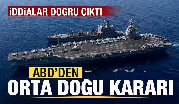 Son dakika: ABD'den yeni Orta Doğu kararı! İddialar doğru çıktı! 