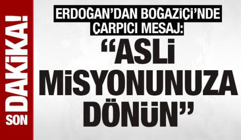 SON DAKİKA: Cumhurbaşkanı Erdoğan'dan Boğaziçi Üniversitesi'nde önemli açıklamalar