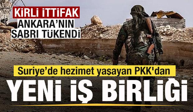Suriye’de hezimet yaşayan terör örgütü PKK'dan yeni iş birliği! Kirli ittifak