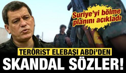 Terörist elebaşı Abdi'den skandal sözler: Resmen 