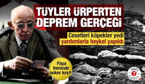 Tüyler ürperten deprem gerçeği:Cesetleri köpek yemiş,yardımlarla heykel yapılmış! İşte CHP