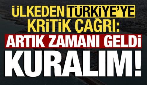 Ülkeden Türkiye'ye kritik çağrı geldi: Artık zamanı geldi, kurulmalı!
