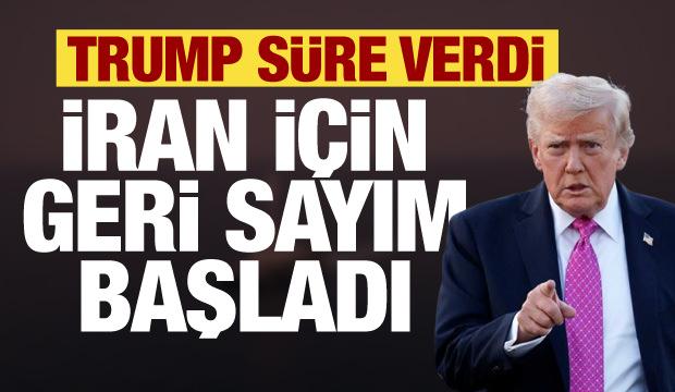 ABD&ndash;İran hattında son viraj! Trump s&uuml;re verdi, her şey değişebilir!