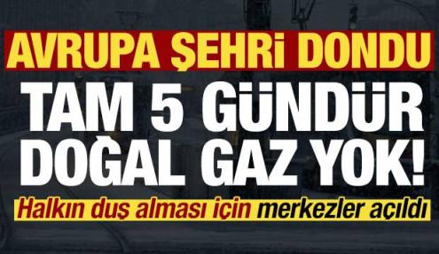 Avrupa şehri dondu: 5 gündür doğal gaz yok! Belediye merkezleri duş için açıldı...