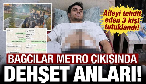 Bağcılar'da metro çıkışında dehşet anları: 3 kişi tutuklandı!