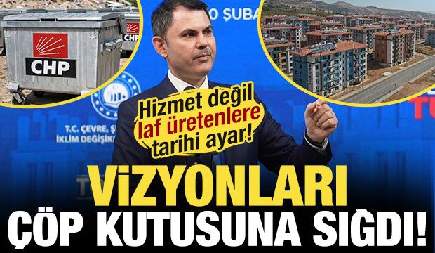 Bakan Kurum: '&Ccedil;&ouml;p kutusuyla &ouml;v&uuml;n&uuml;p 455 bin yuvayı beğenmiyorlar!'