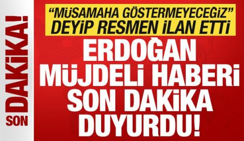 Başkan Erdoğan müjdeli haberi duyurdu! 