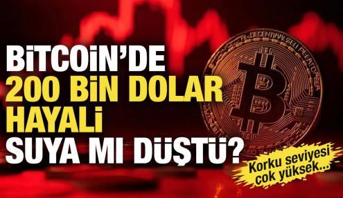 Bitcoin'de 200 bin dolar hayali suya mı düştü?