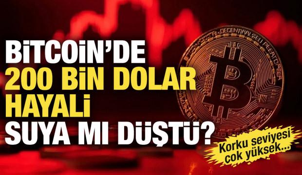 Bitcoin'de 200 bin dolar hayali suya mı düştü?